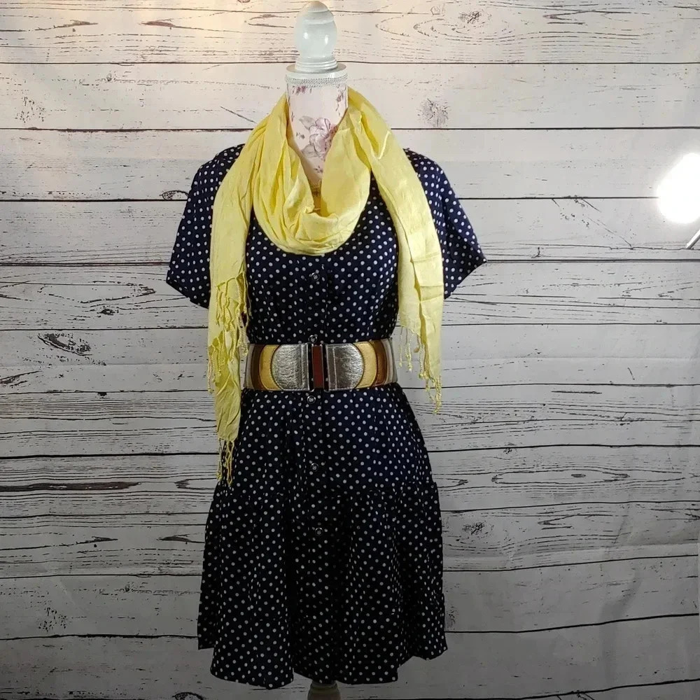 Polka dot mini dress